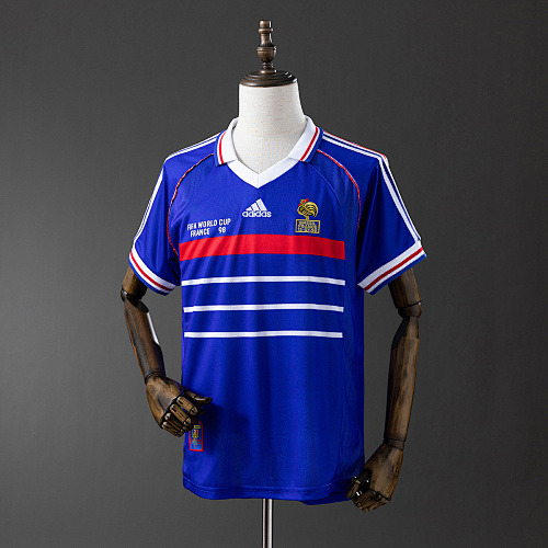 Retrô 1998 France Titular S-XXL