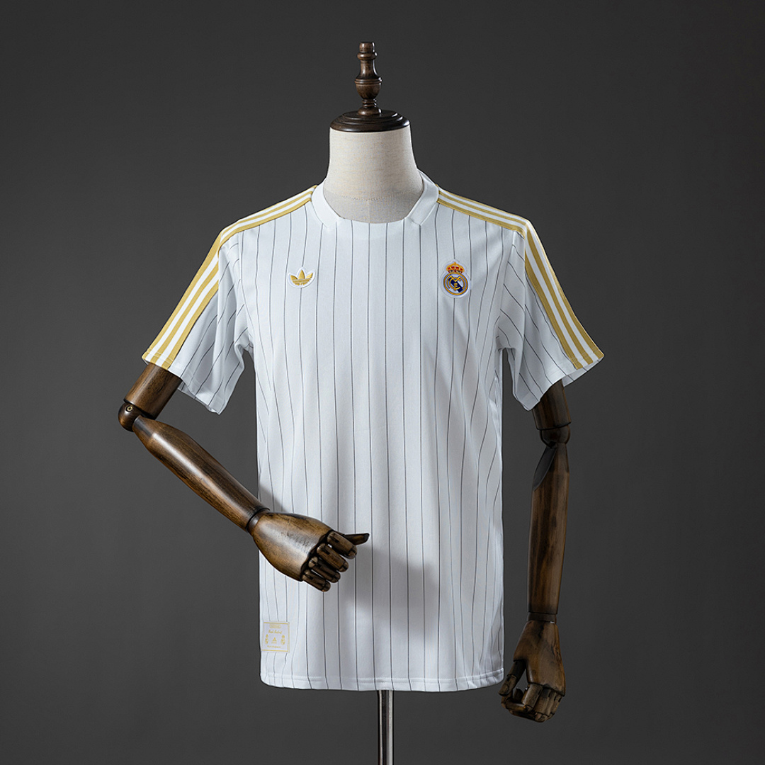 Real Madrid Terrace Icons T-Shirt White Gold S-XXL, foto 1