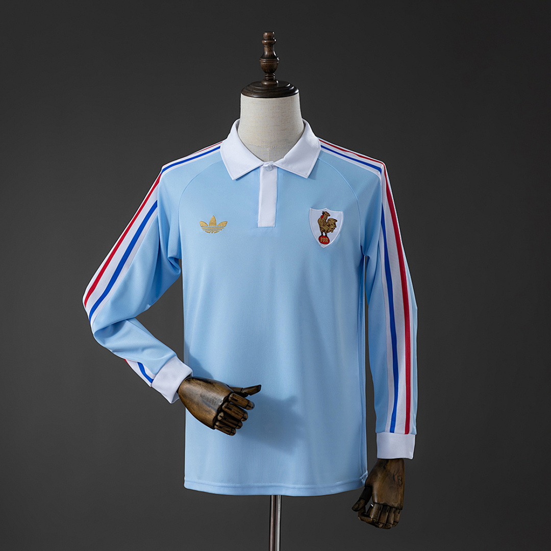 France 2026 120 Years Rugby Manga longa Camisa S-4XL, foto 1