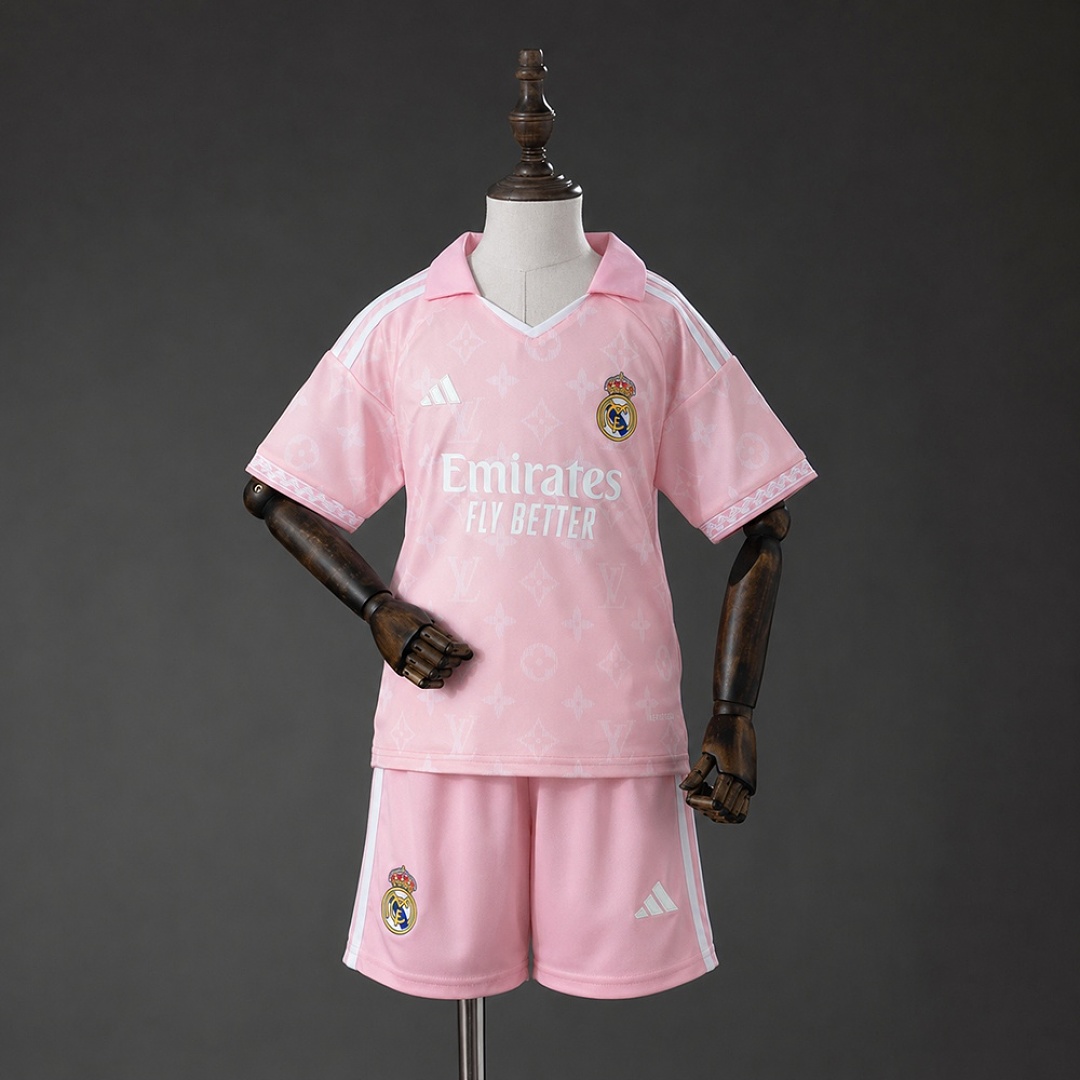 Real Madrid X LV 26/27 Co-branded Kids Kit Tamanho 16-28, foto 1