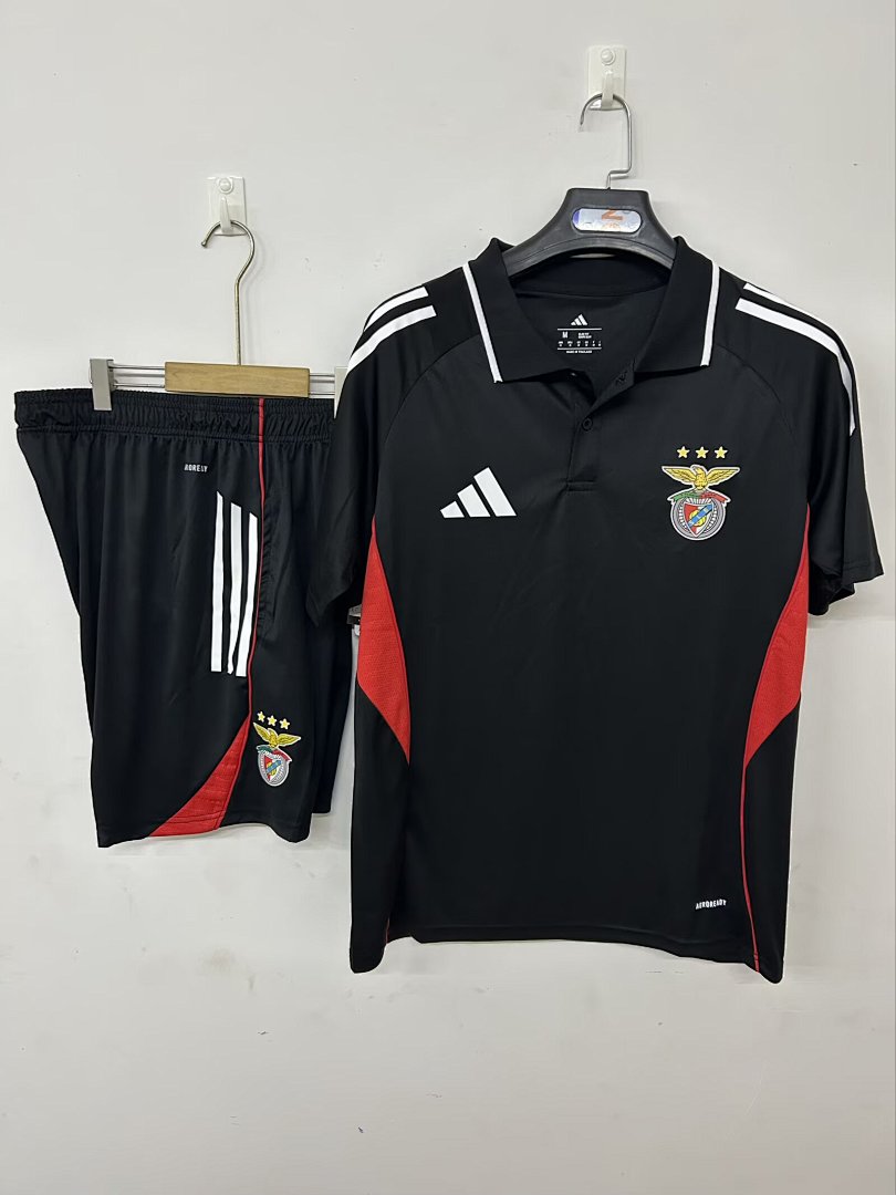 25/26 POLO Benfica training suit black S-3XL, foto 1