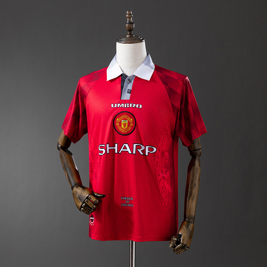M-U 1996/97 Titular Retrô Camisa S-XXL, foto 1