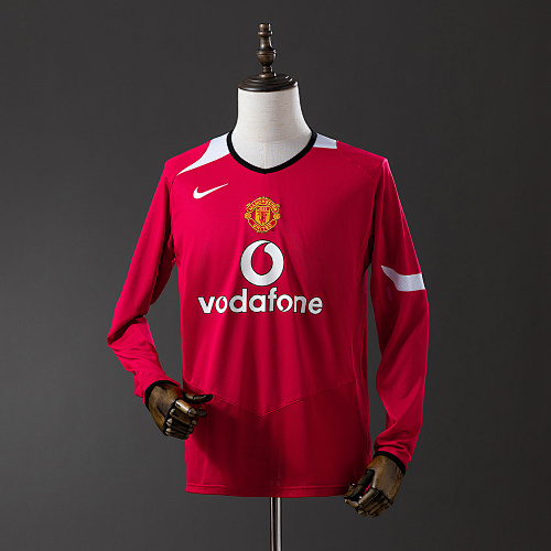 M-U 04/06 Titular Manga longa Retrô Camisa S-XXL