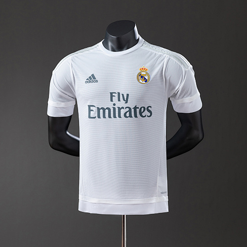 Real Madrid 15/16 Titular Versão jogador Retrô Camisa S-3XL