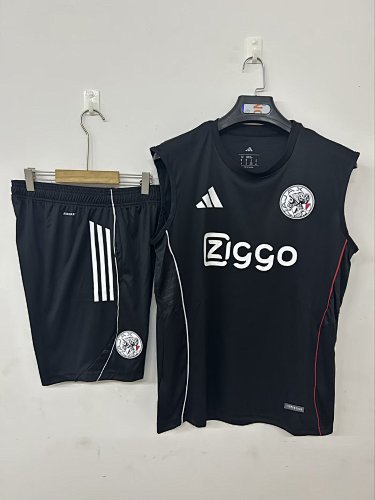 25/26 Ajax training Camisa black S-3XL