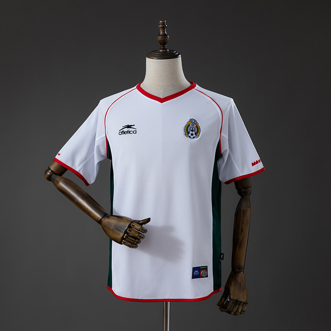 Mexico 2002 Visitante Retrô Camisa S-XXL, foto 1