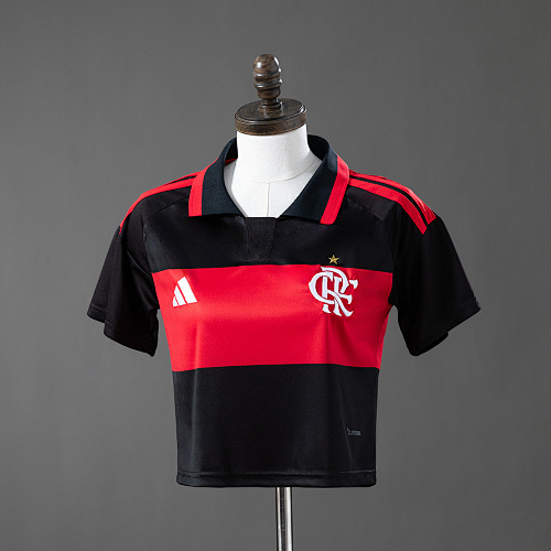 Flamengo 26/27 Titular Feminina Crop Top Style S-XXL