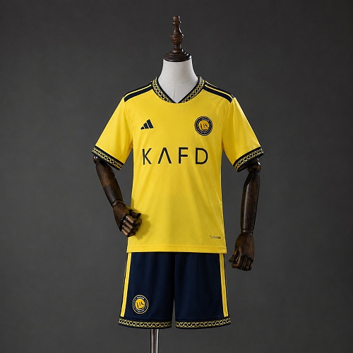 Al-Nassr 26/27 Titular Kids kit Tamanho 16-28