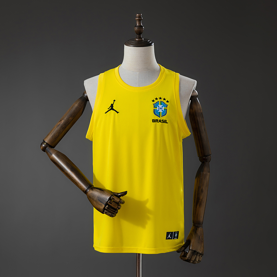 Brazil 2026 Training Vest Yellow S-4XL, foto 1