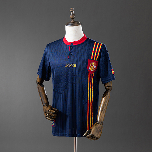 Spain 1996 Visitante Retrô Camisa S-XXL