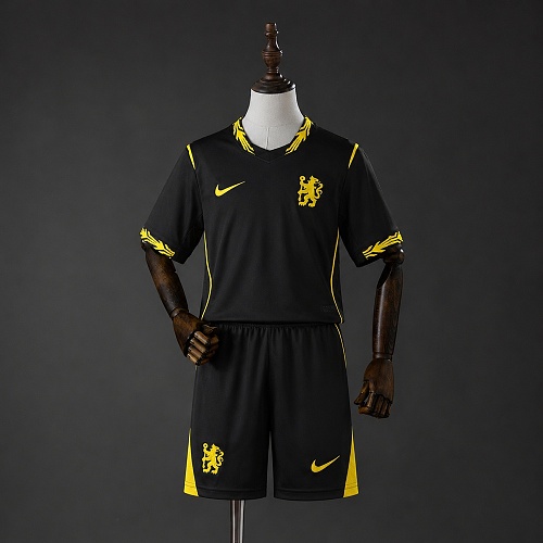 Chelsea 26/27 Visitante Kids kit Tamanho 16-30