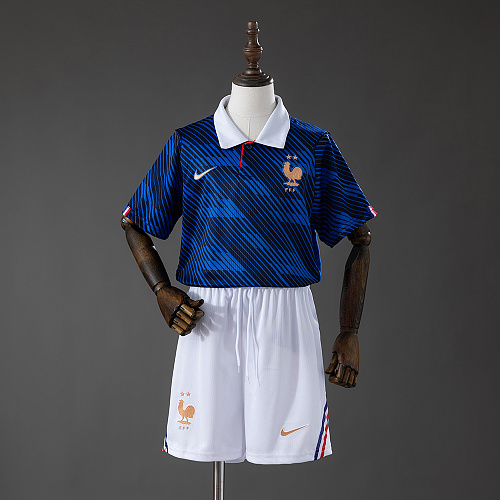 France 2026 Titular Kit infantil Tamanho 16-28