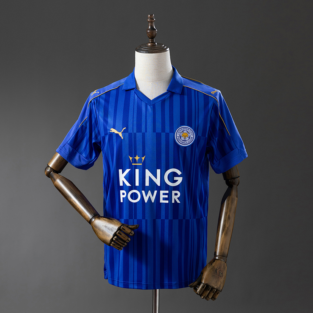 Leicester City 16/17 Titular Retrô Camisa S-XXL, foto 1