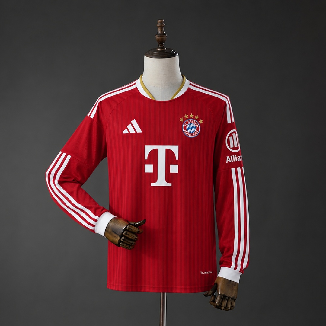 Bayern Munich 26/27 Titular Manga longa Camisa S-4XL, foto 1