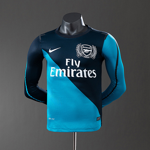 Arsenal 11/12 Visitante Manga longa Versão jogador Retrô Camisa S-3XL