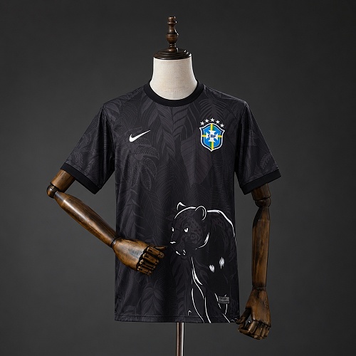 Brazil 26/27 Black Edição especial Camisa S-4XL