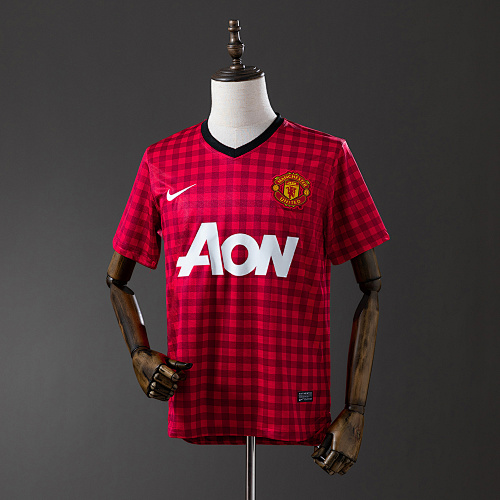 M-U 12/13 Titular Retrô Camisa S-XXL