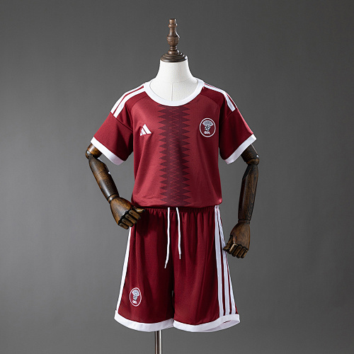 Qatar 2026 Titular Kit infantil Tamanho 16-28