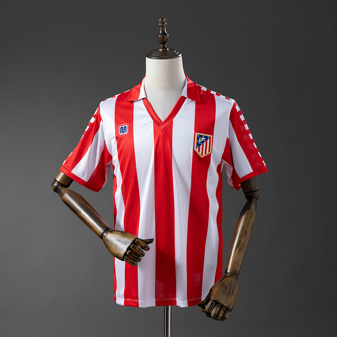 Atletico Madrid 82/83 Titular Retrô Camisa S-XXL, foto 1