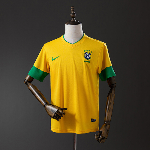 Brazil 12/13 Titular Retrô Camisa S-XXL