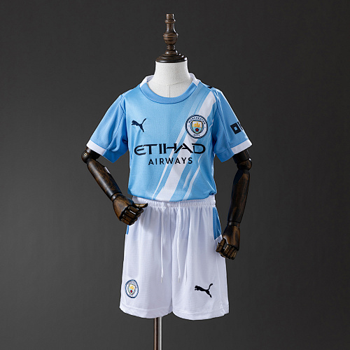 25/26 kids Manchester City Titular Tamanho: 16-28