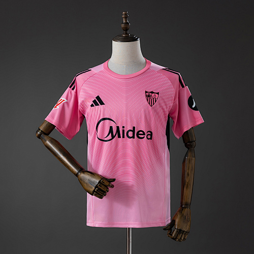 Sevilla 25/26 Goleiro Pink Camisa S-XXL