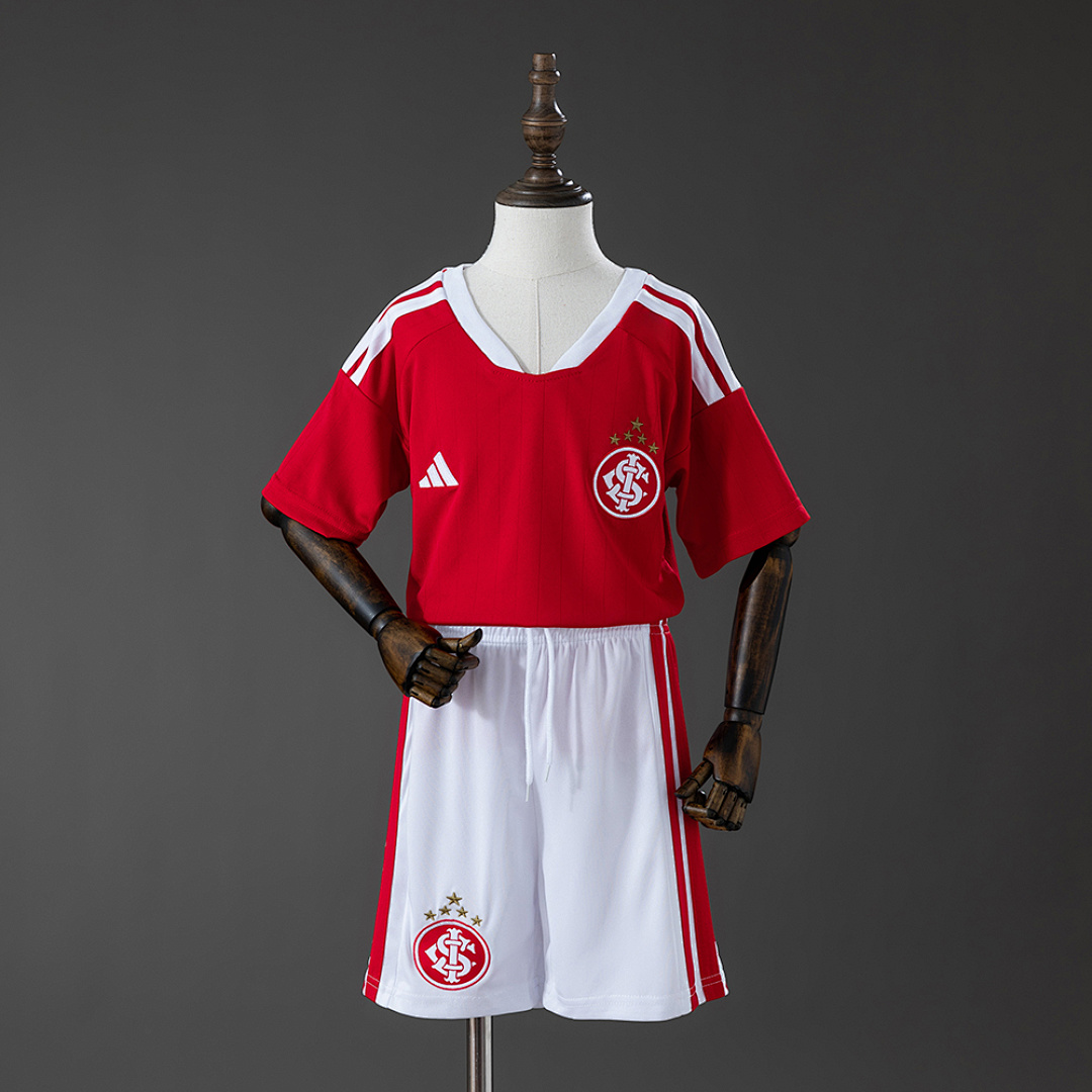 Internacional 26/27 Titular Kit infantil Tamanho 16-28, foto 1