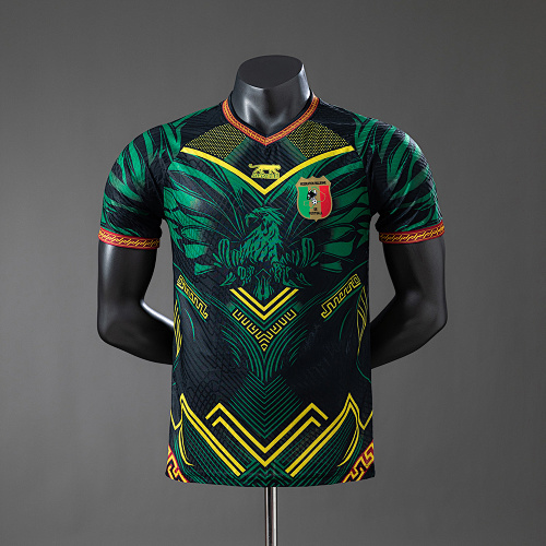 Mali 25/26 BlackGreen Versão jogador Camisa S-XXL