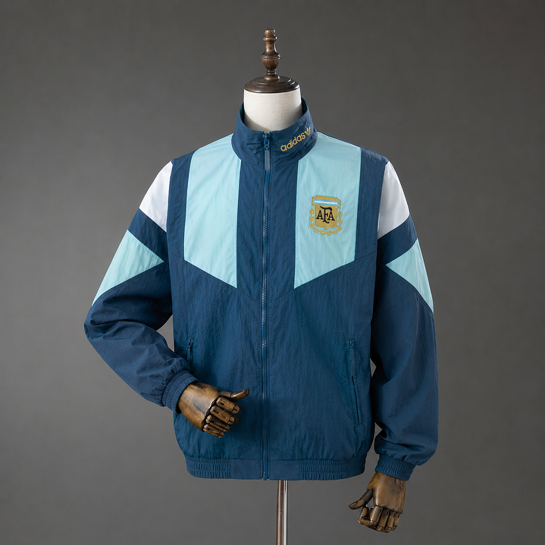 Argentina FIGC EQT Track Top Windbreaker S-XXL, foto 1