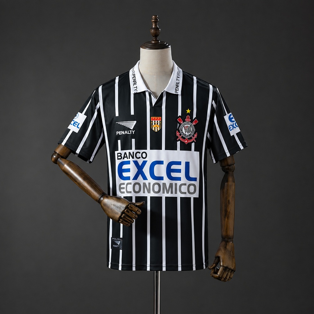 Corinthians 1998 Visitante Retrô Camisa S-XXL, foto 1