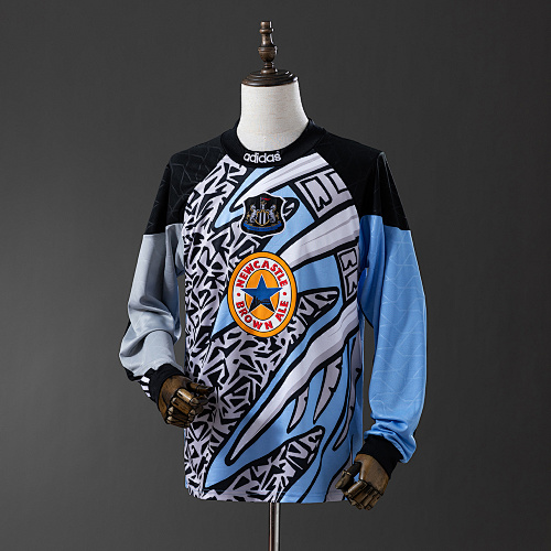 Newcastle United 95/96 Goleiro Manga longa Retrô Camisa S-XXL