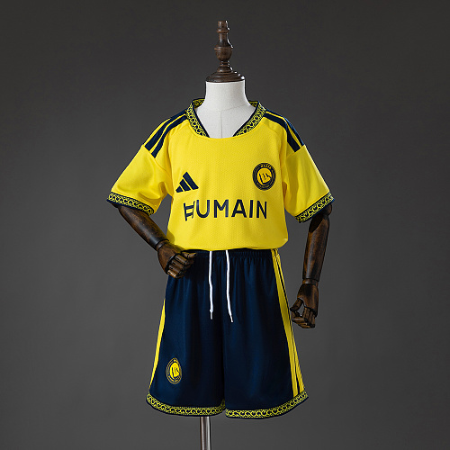 Al-Nassr 26/27 Titular Kids kit Tamanho 16-28