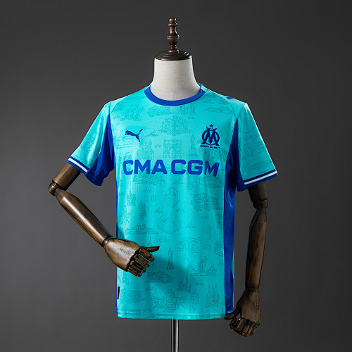 Olympique de Marseille 26/27 Edição especial Camisa S-4XL
