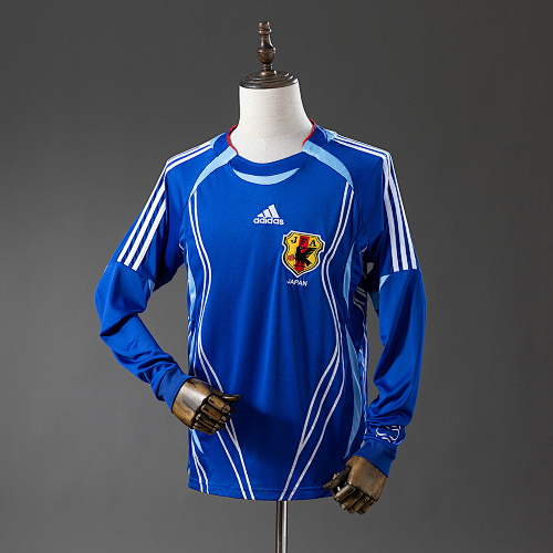 Japan 2006 Titular Long Sleeves Retrô Camisa S-XXL