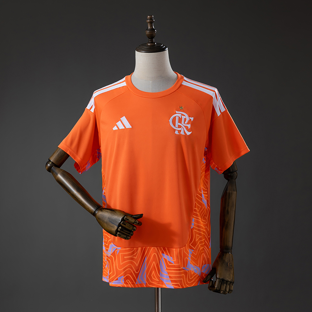 Flamengo 26/27 Goleiro-Orange Camisa S-4XL, foto 1