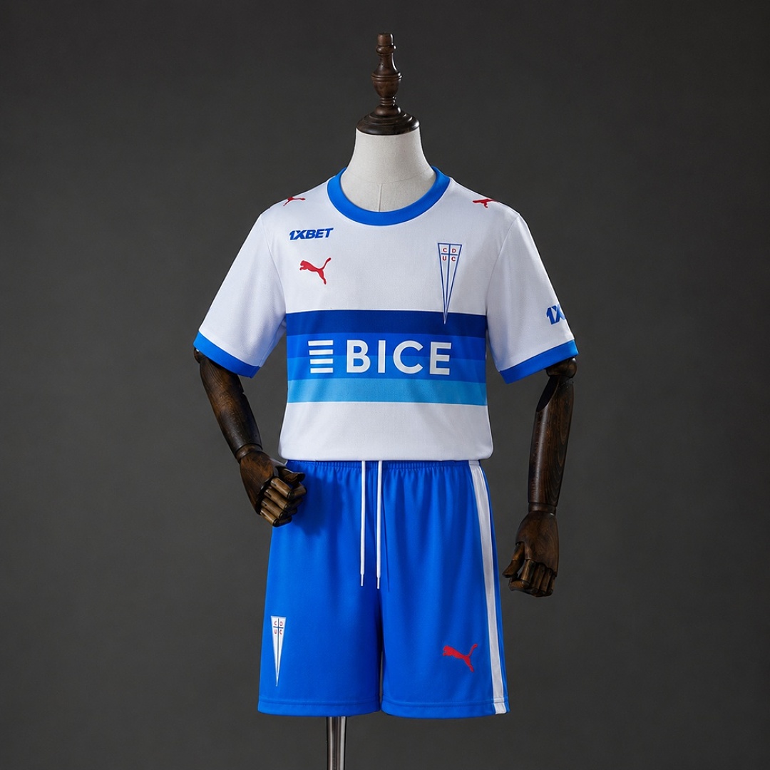 Universidad Católica 26/27 Titular Kids kit Tamanho 16-28, foto 1