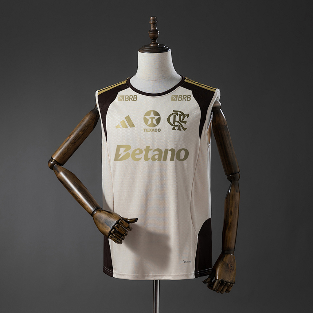 Flamengo 26/27 All sponsors Training - Apricot Vest Camisa S-4XL, foto 1