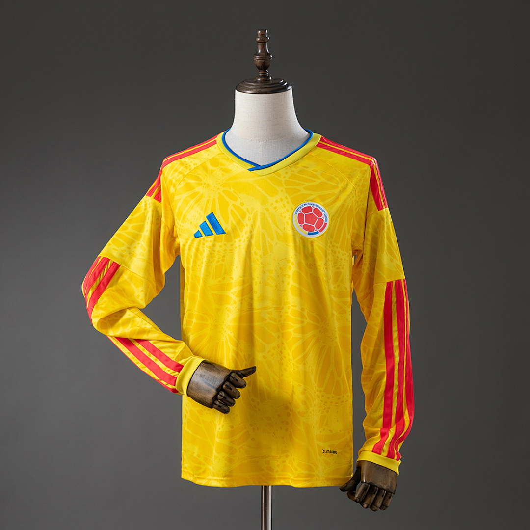 Colombia 2026 Titular Manga longa Camisa S-4XL, foto 1