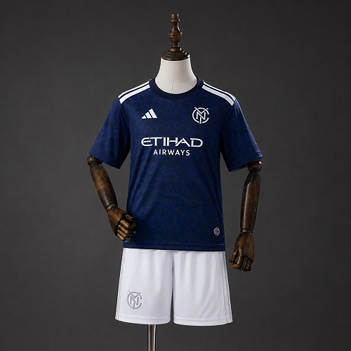New York City 26/27 Visitante Kids kit Tamanho 16-28