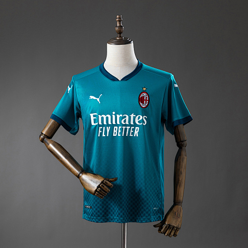 AC Milan 20/21 Terceira Retrô Camisa S-XXL