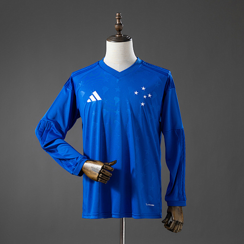 Cruzeiro 26/27 Titular Manga longa Camisa S-4XL
