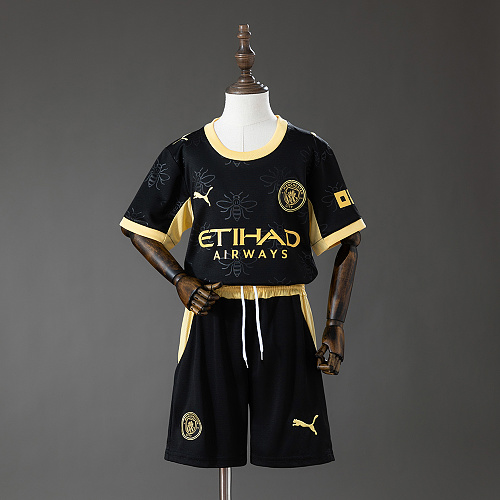 Manchester City 26/27 Visitante Kids Kit Tamanho 16-28