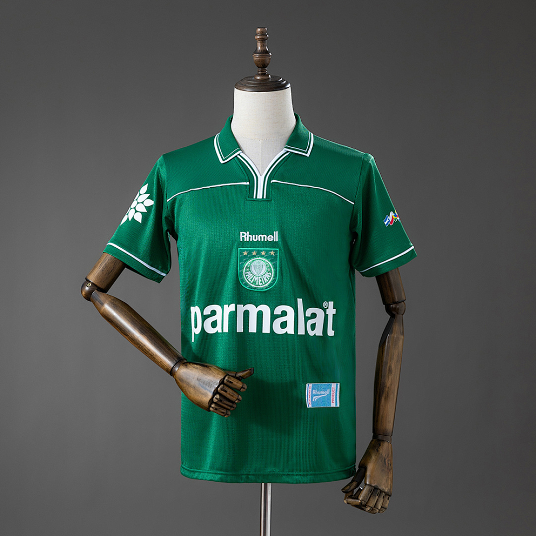 Palmeiras 1999 Titular Retrô Camisa S-XXL, foto 1