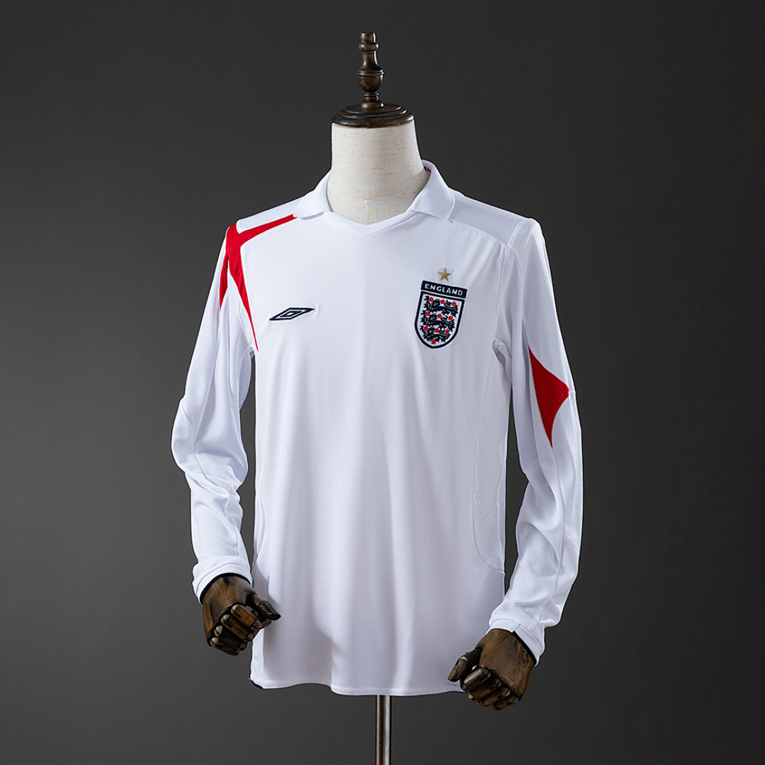 Retrô Manga longa England 2006 Titular S-XXL, foto 1