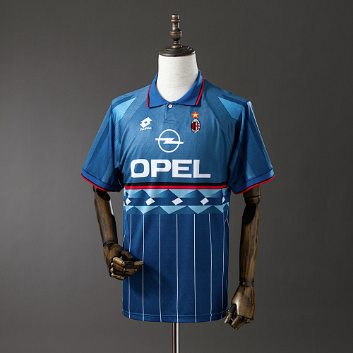Retrô 95/96 AC Milan Terceira S-XXL