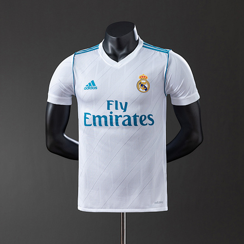 Real Madrid 17/18 Titular Versão jogador Retrô Camisa S-3XL
