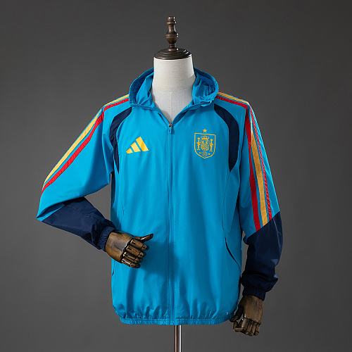 Spain 2026 All Weather Jacket Windbreaker - Blue S-XXL