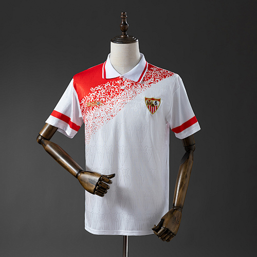Sevilla FC 1993/94 Titular Retrô Camisa S-XXL