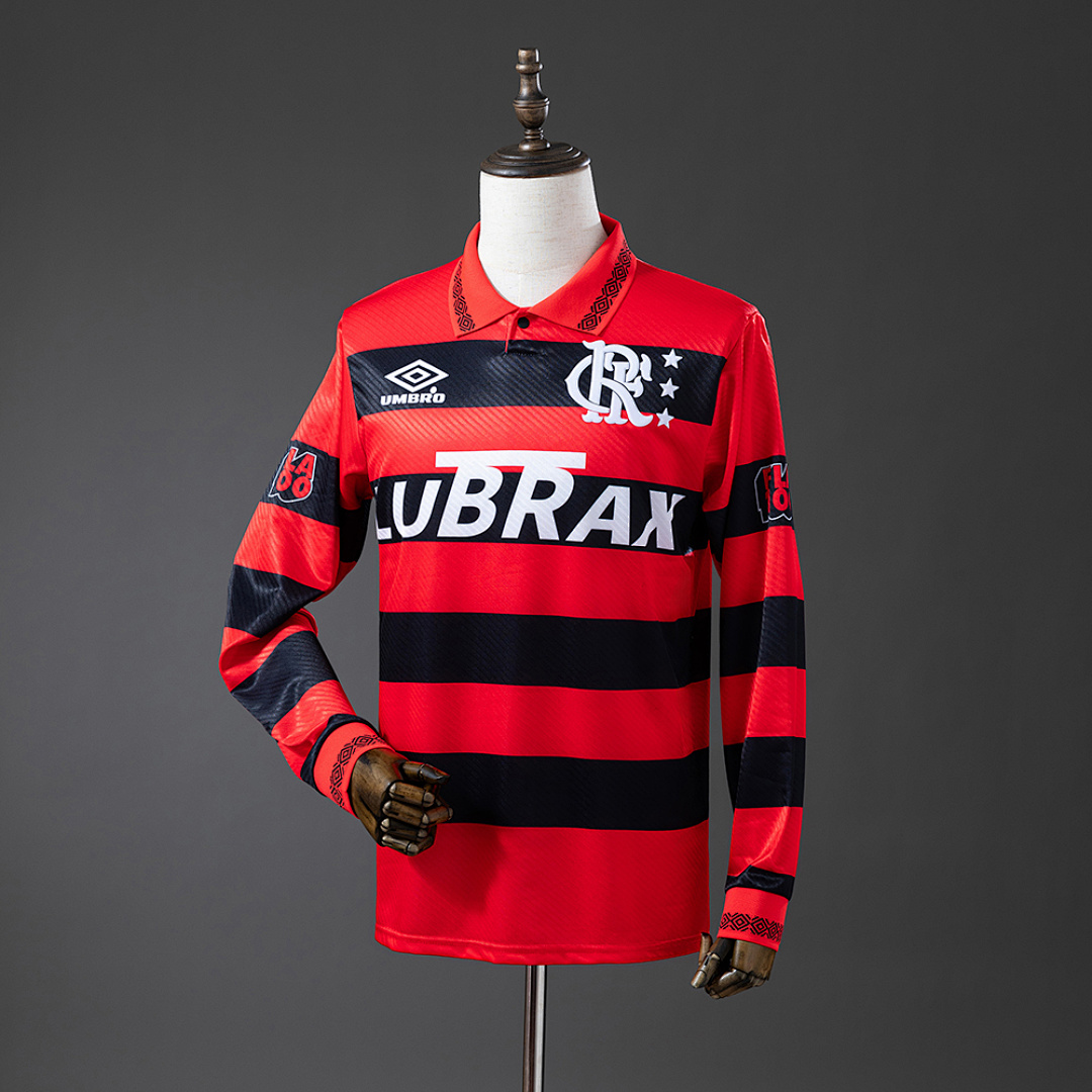 Flamengo 1994/95 Titular Manga longa Retrô Retrô Camisa S-XXL, foto 1