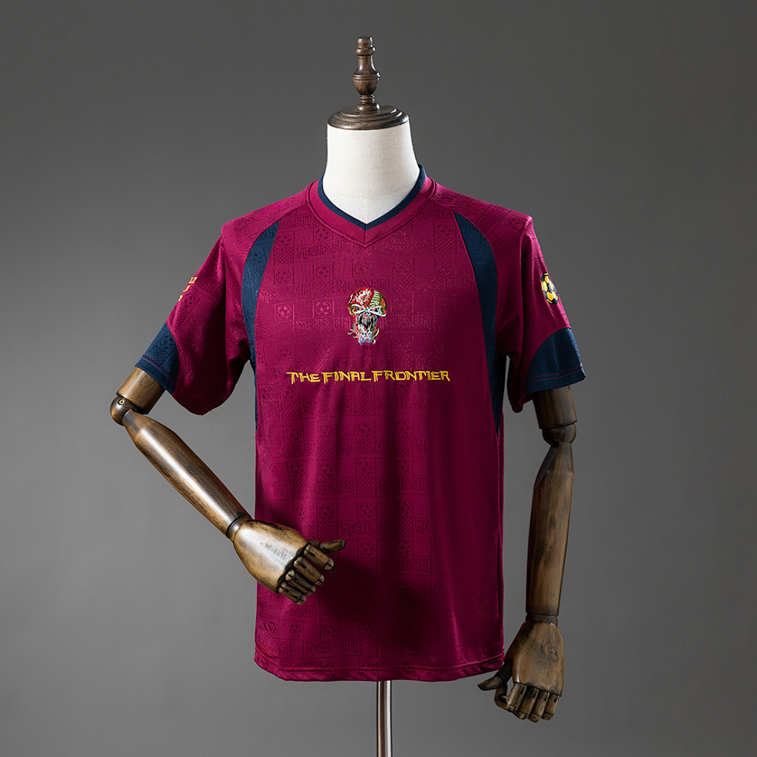 Iron Maiden x West Ham United 2010 Visitante Retrô Camisa S-XXL, foto 1